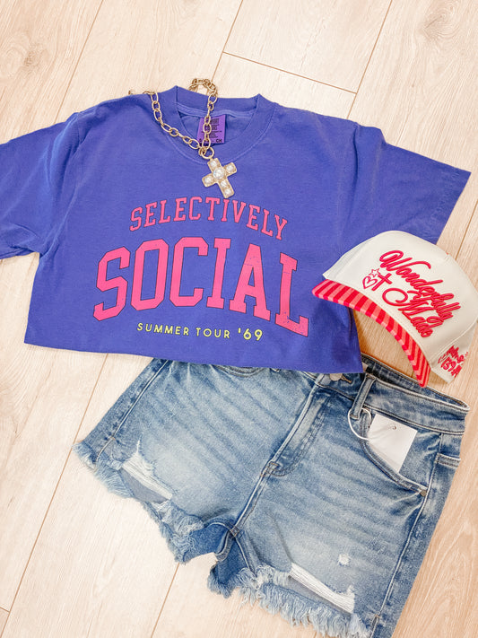 Selectively Social CC Tee