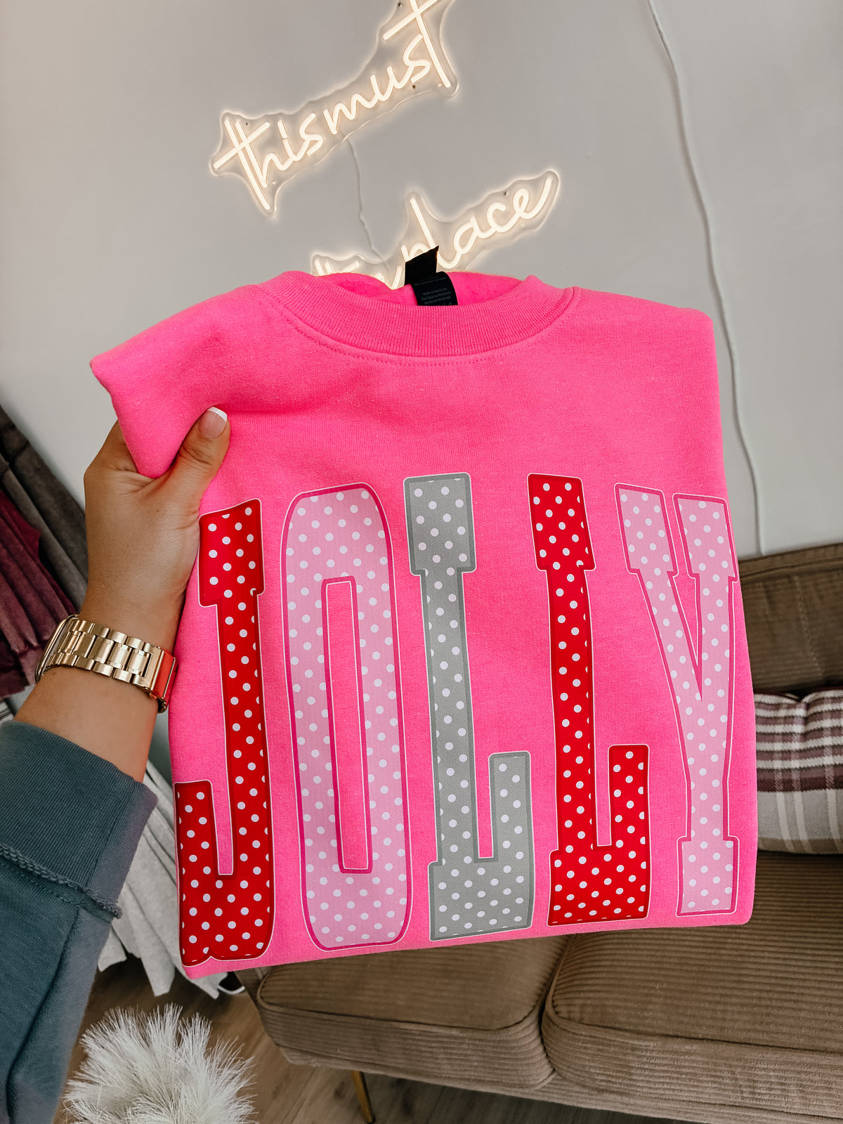 Colorful Jolly Crewneck **PRE-ORDER**