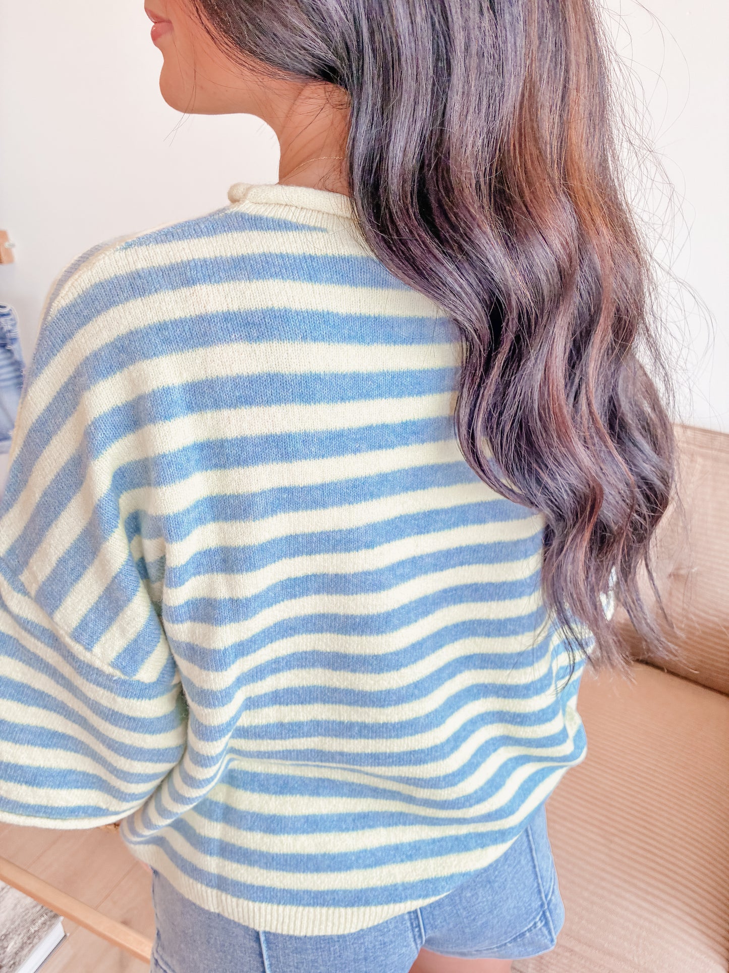 Blueberry Lemonade Button Cardigan