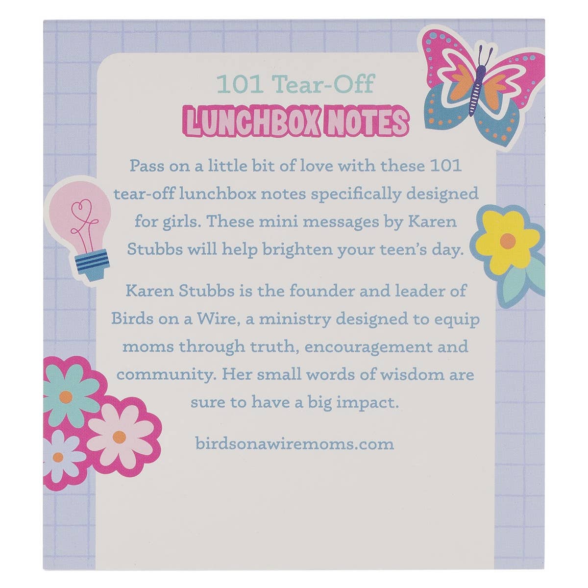 101 Lunchbox notes for Girls Purple