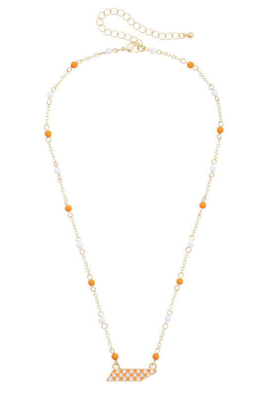 Checkered TN Necklace