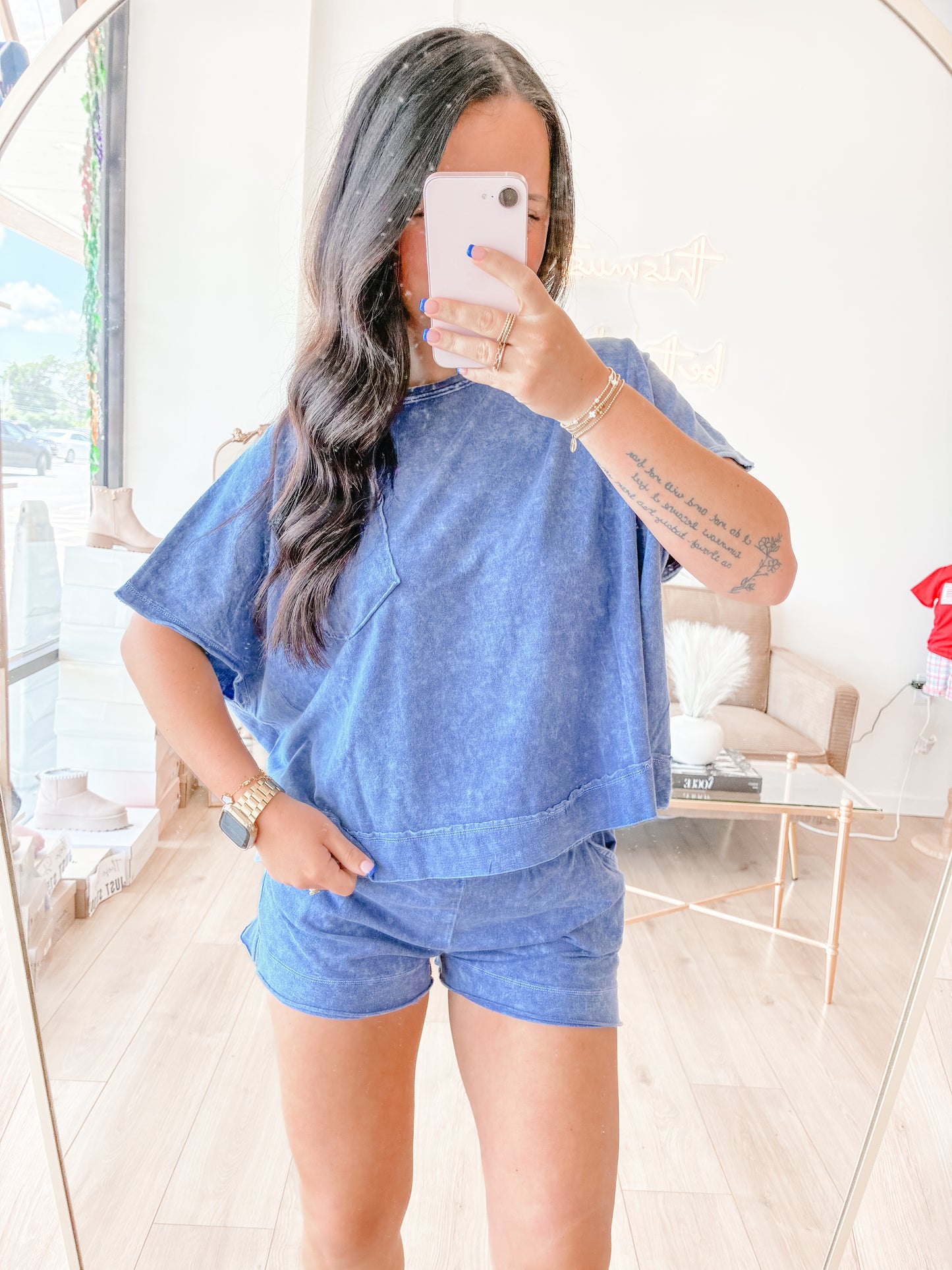 Faded Glory Navy Set