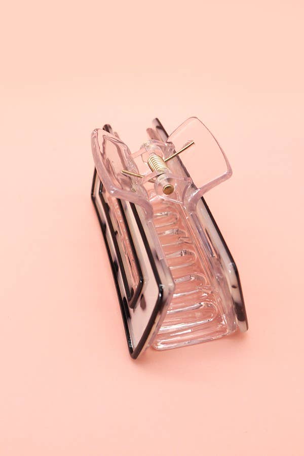 Hollow Tortoise Hair Claw Clip 2 colors