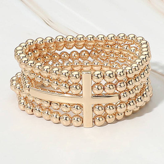 Cross Bracelet Stack