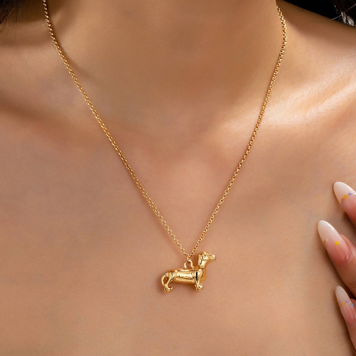 Dachshund Pendant Necklace