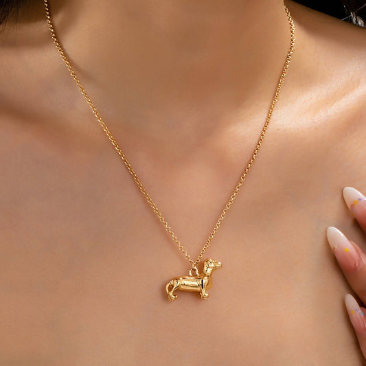Dachshund Pendant Necklace