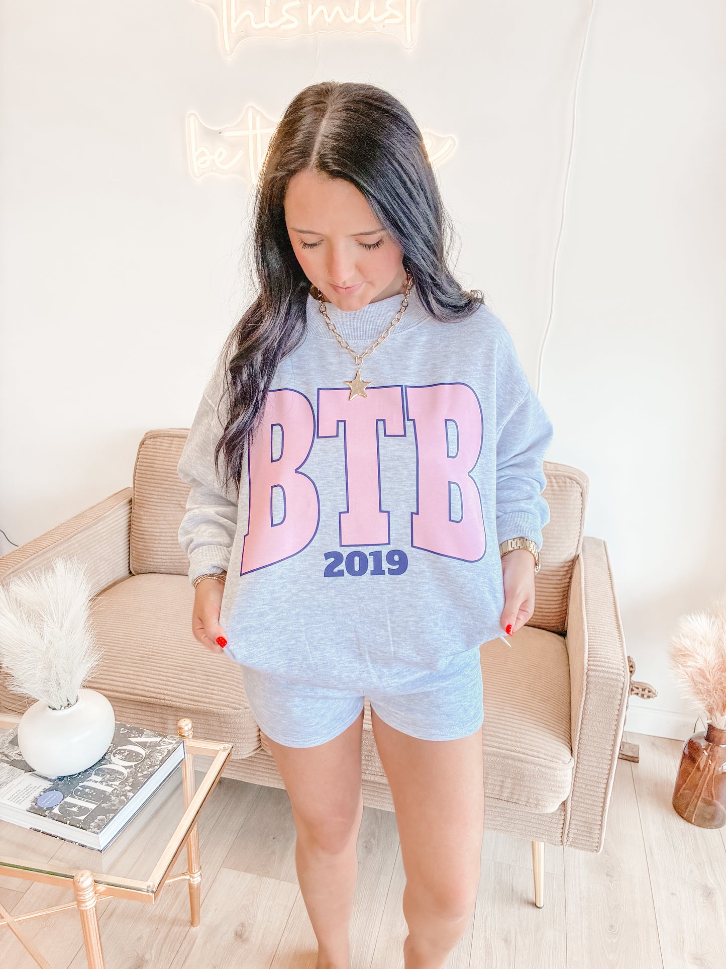 Varsity BTB Mockneck Short Set