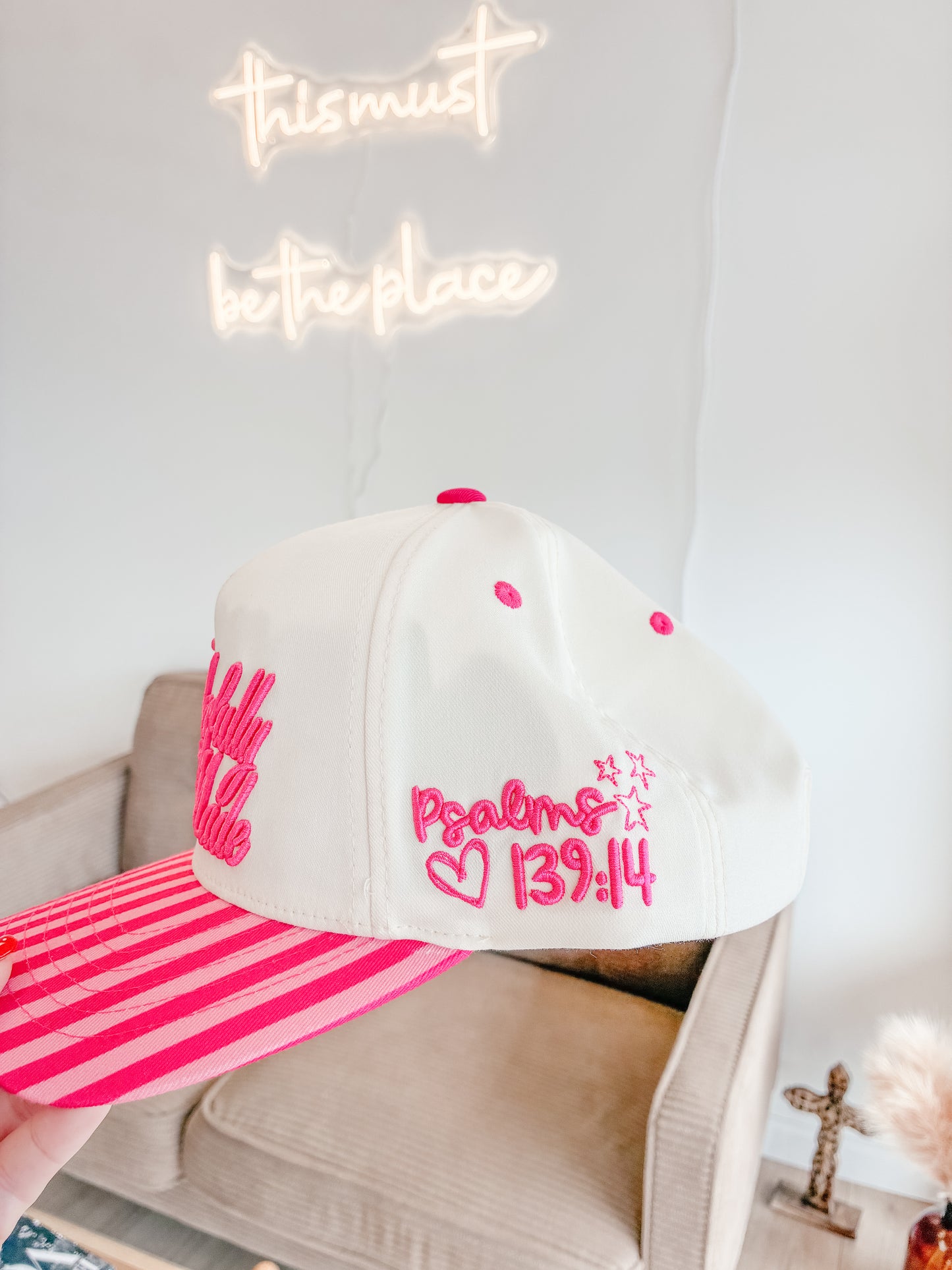 Wonderfully Made Embroidered Hat