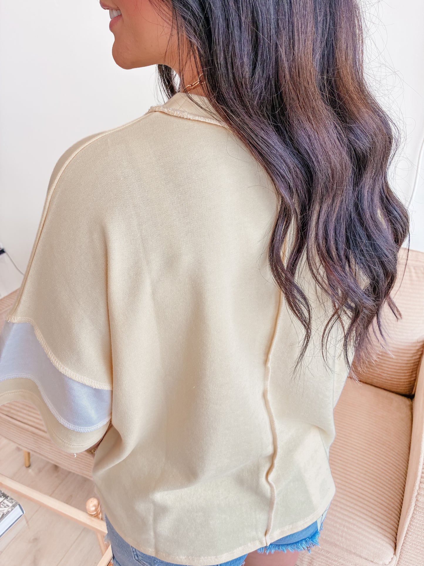 Effortless Color Block Top (Yellow)