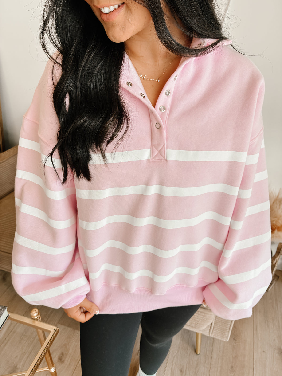 Addison Stripe Pullover