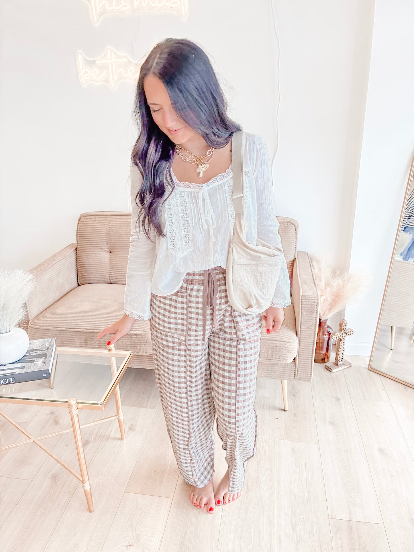 Lace Dreams Long Sleeve Blouse