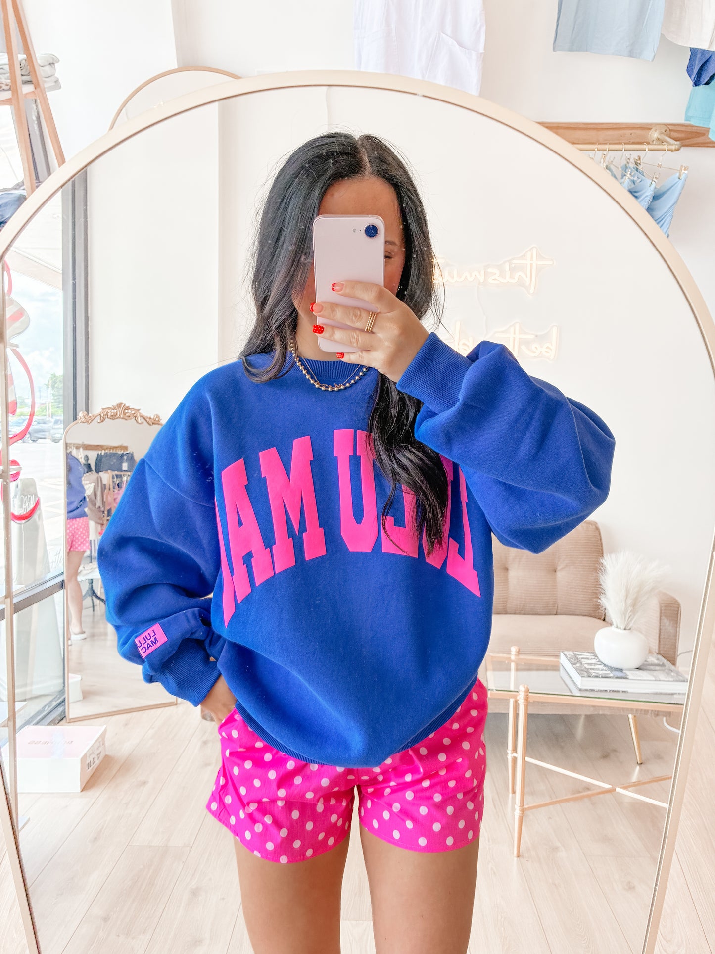 Pink Puff LULU MAC Sweatshirt
