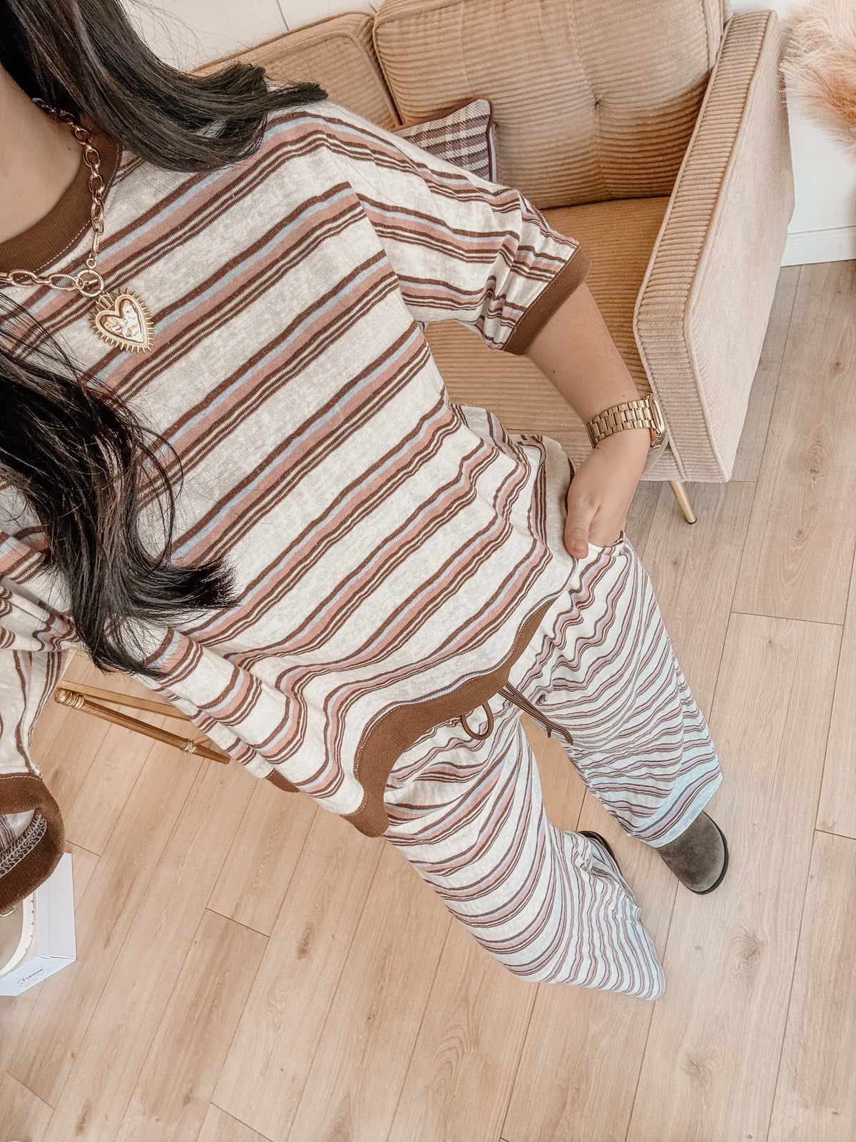 Cabin Fever Jersey Knit Pants Set