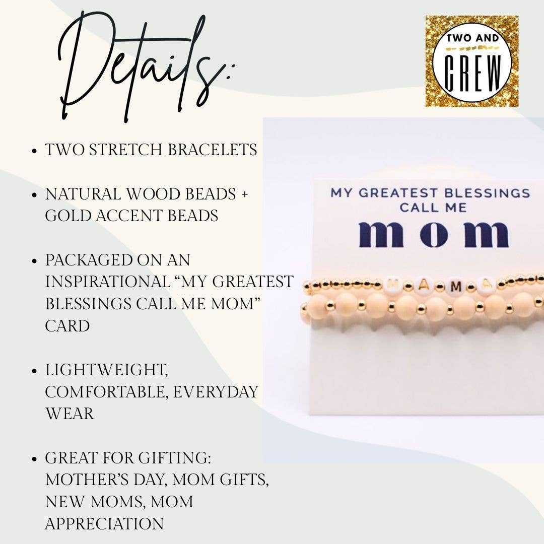 Mom Blessings Bracelet Set