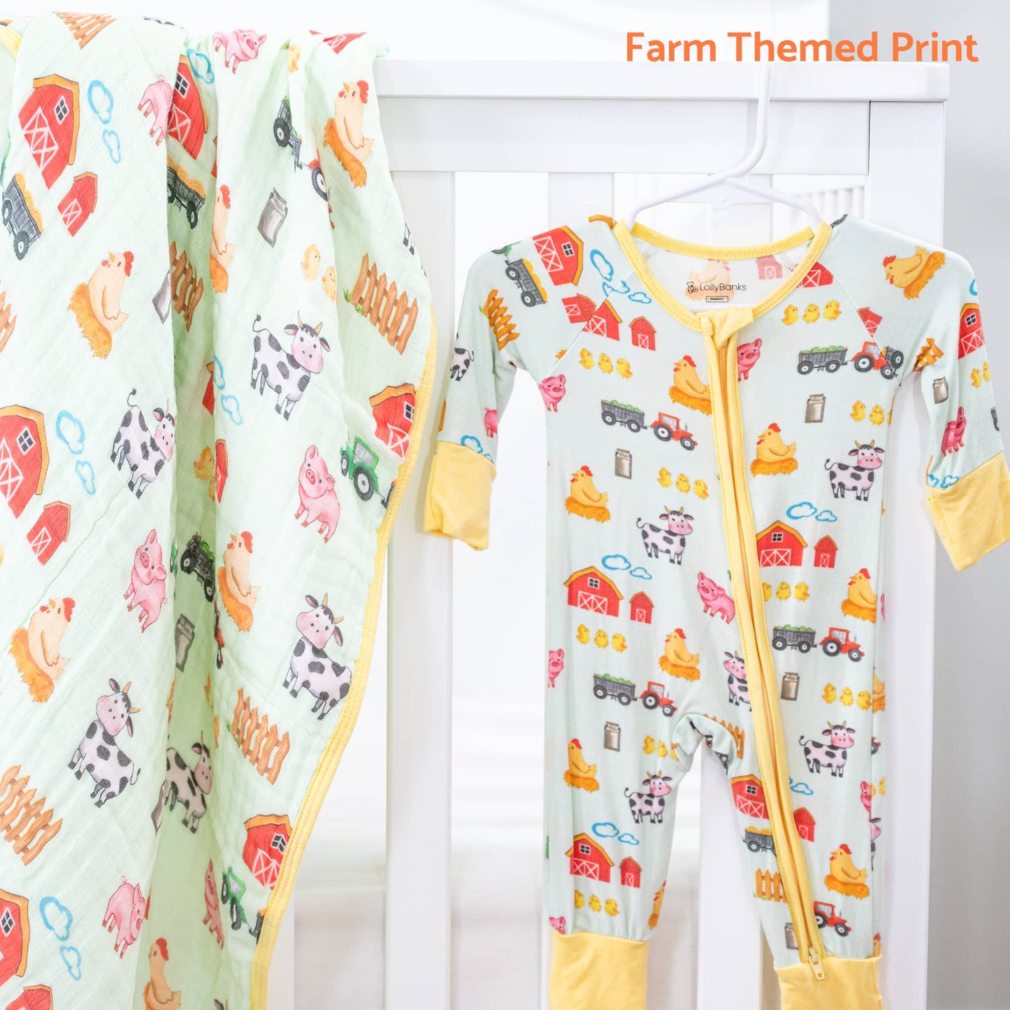 Little Barnyard Baby Bamboo Pajamas