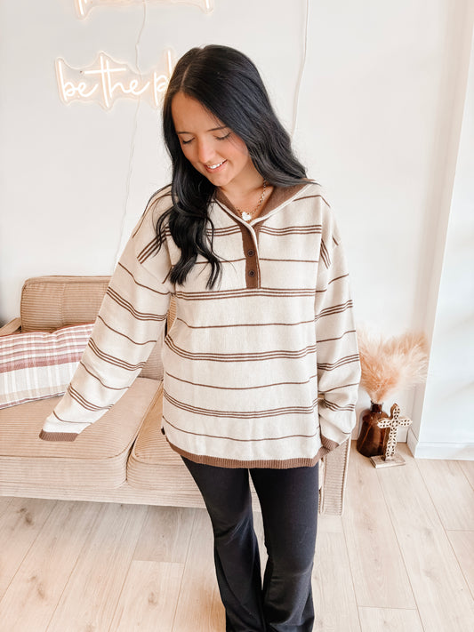 Set Sail Oversized Sweater