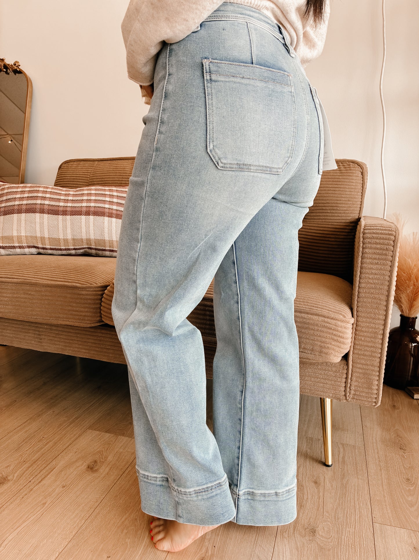 Blair Crop Wide Jeans - RISEN