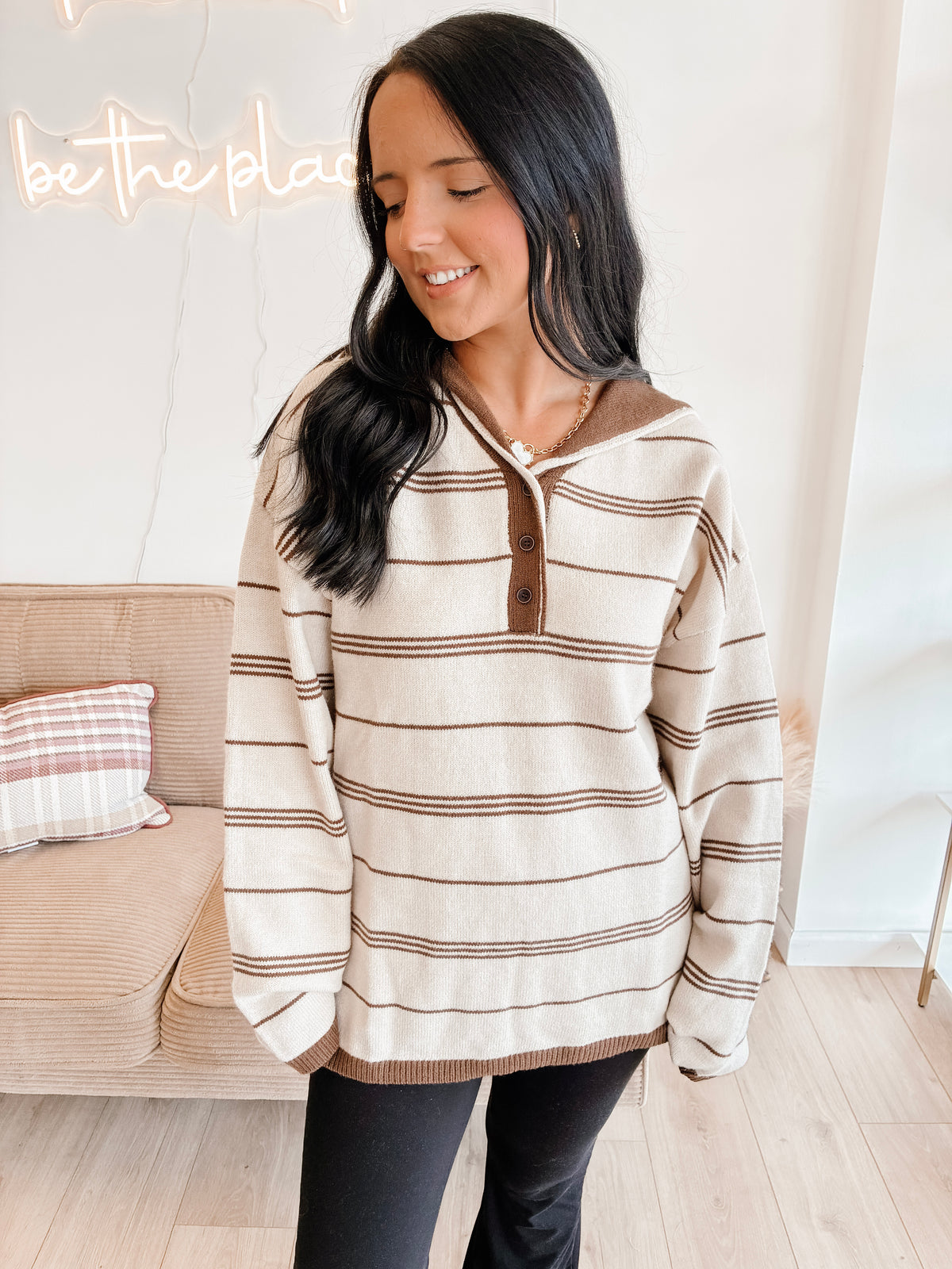 Set Sail Oversized Sweater