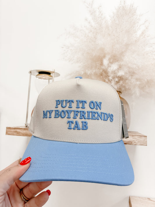 Boyfriend's Tab Trucker Hat
