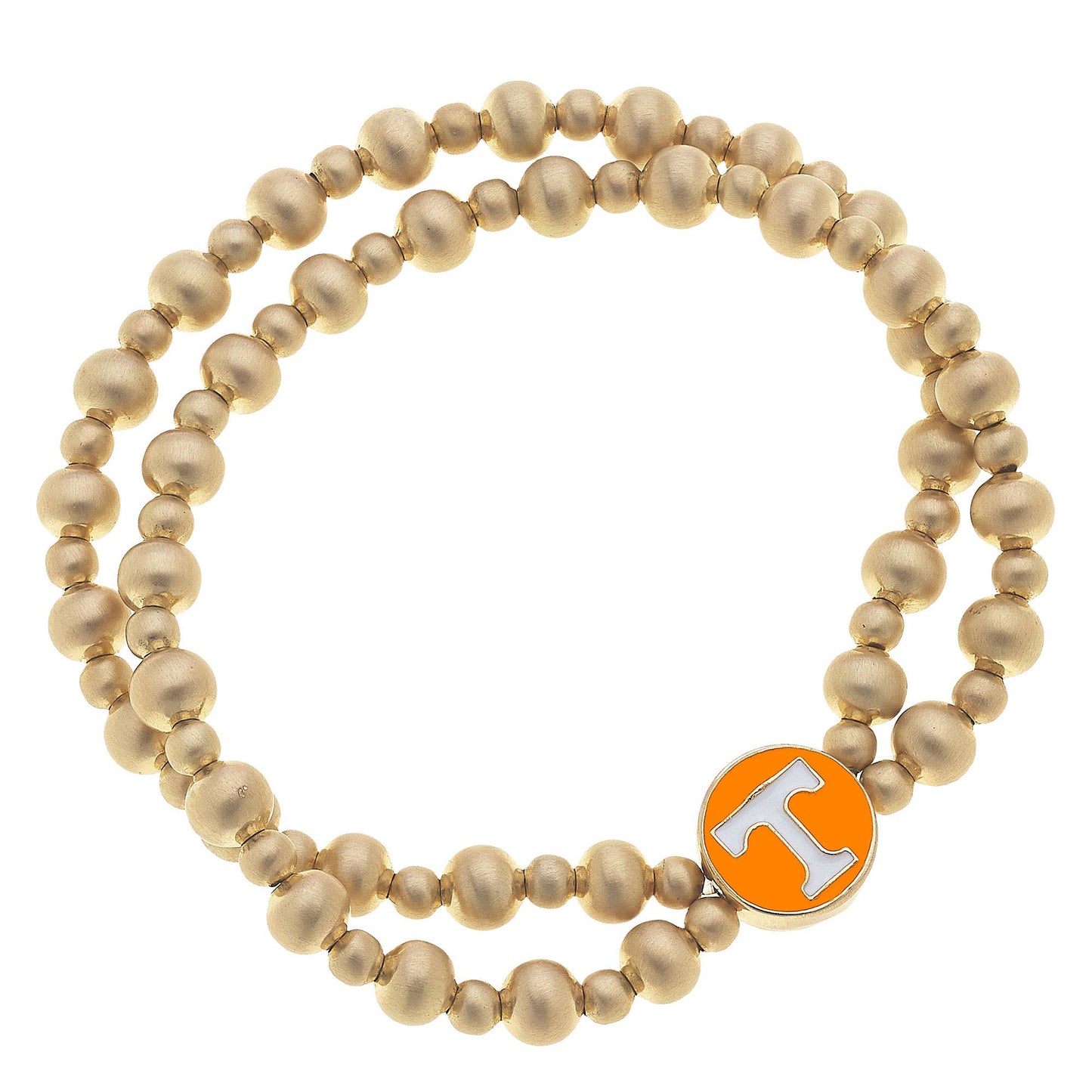 Volunteers 2-Row  Bead Stretch Bracelet