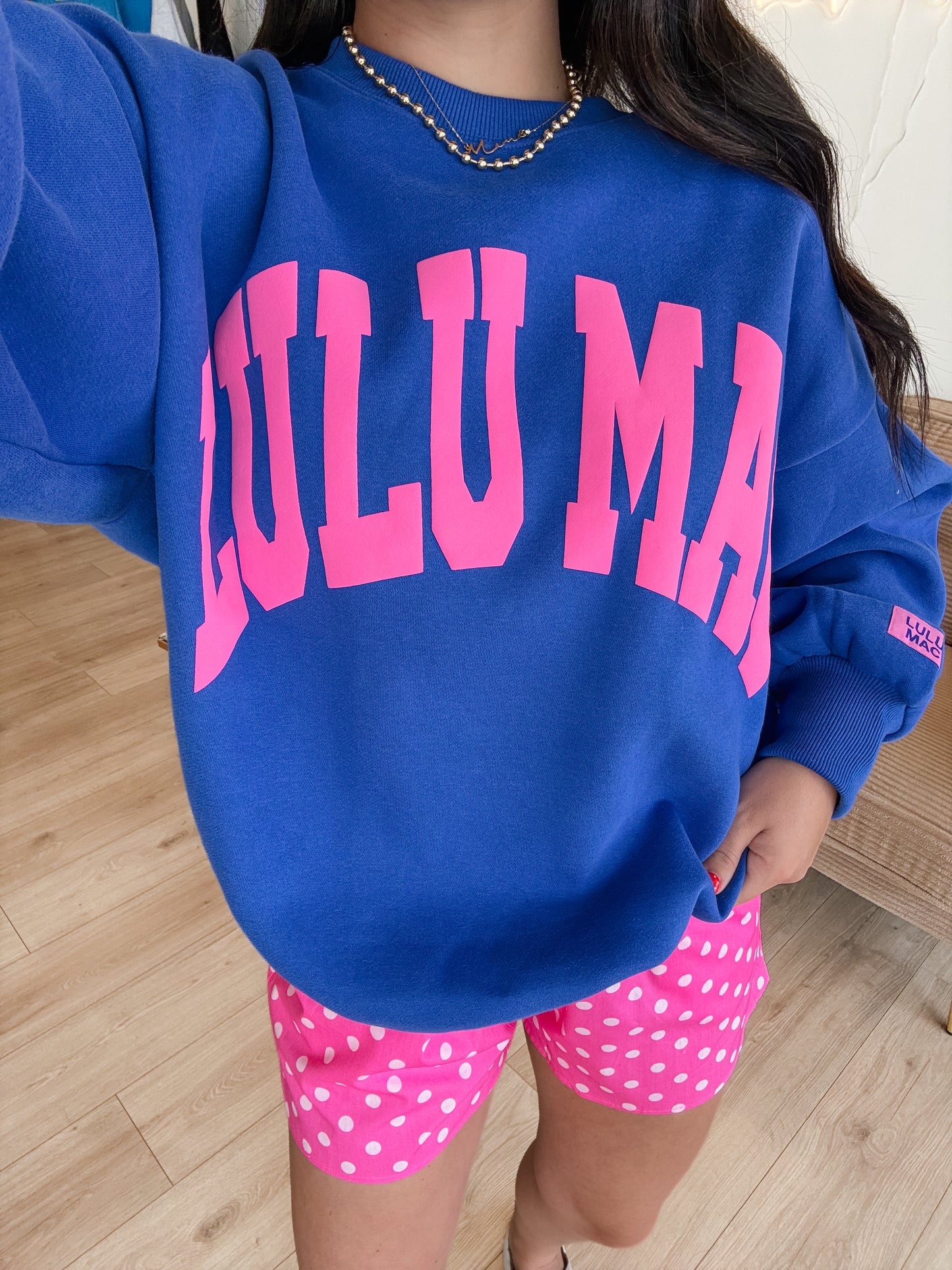 Pink Puff LULU MAC Sweatshirt