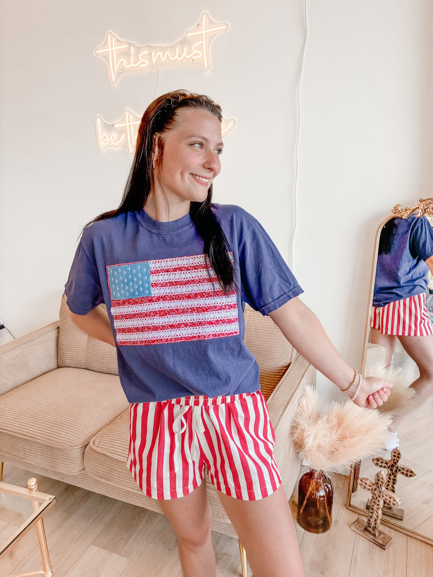 Crochet Flag CC Tee
