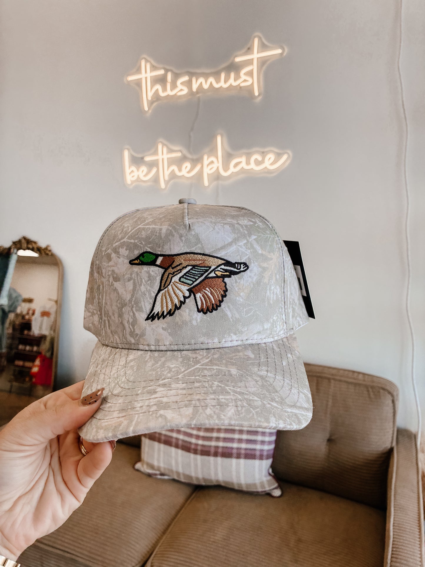 Flying Mallard Duck Hat