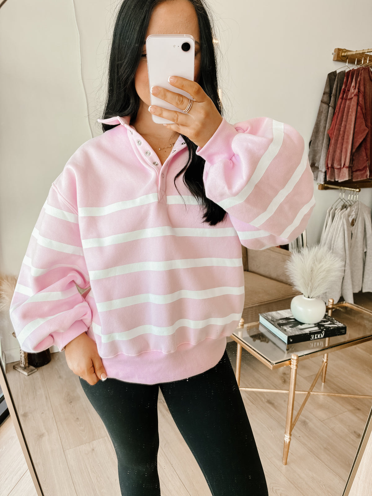 Addison Stripe Pullover