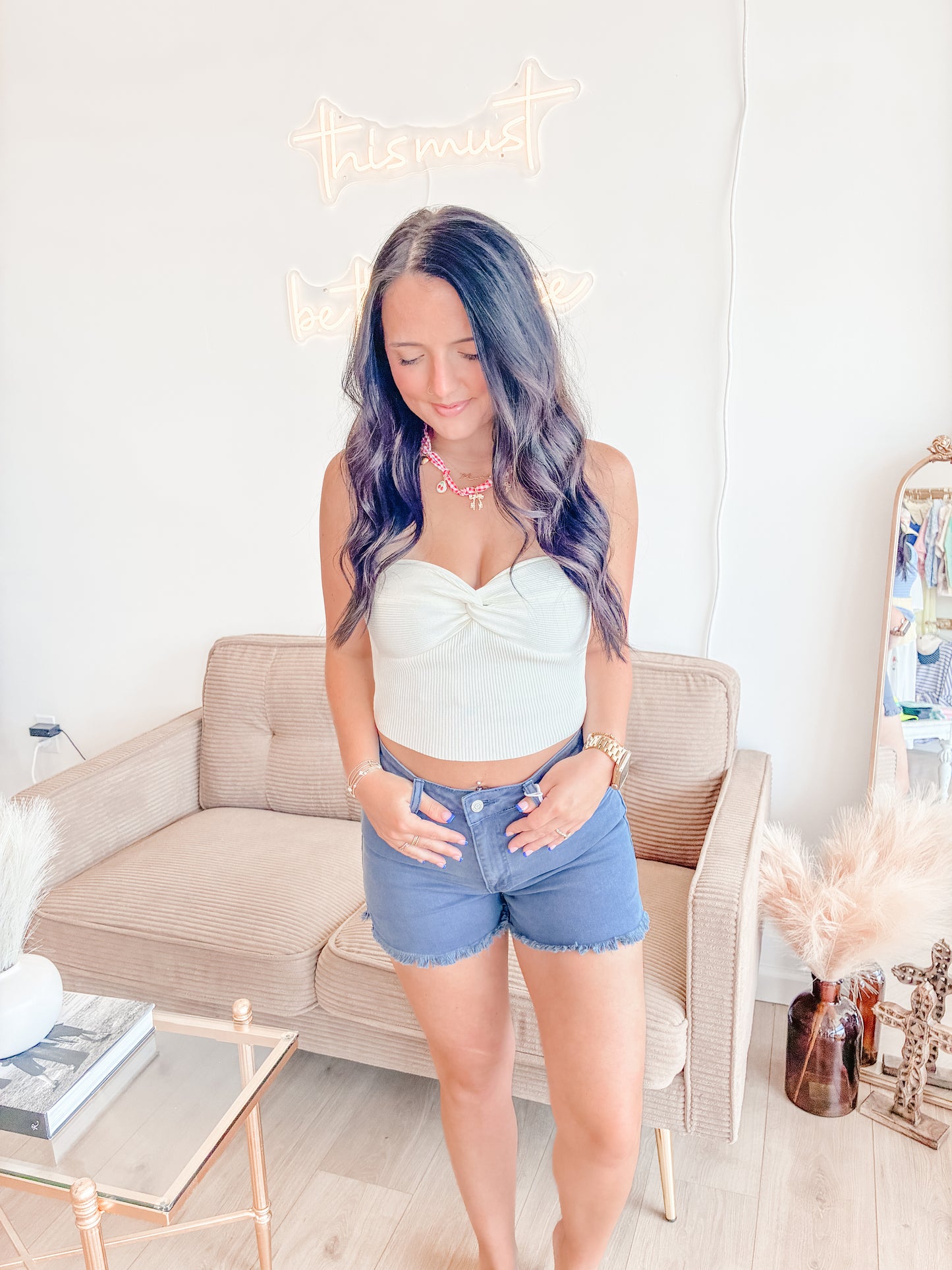 Blue Collar Denim Shorts