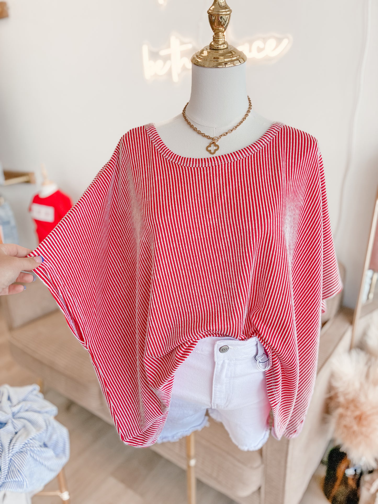 Rocket's Red Glare Ribbed Top