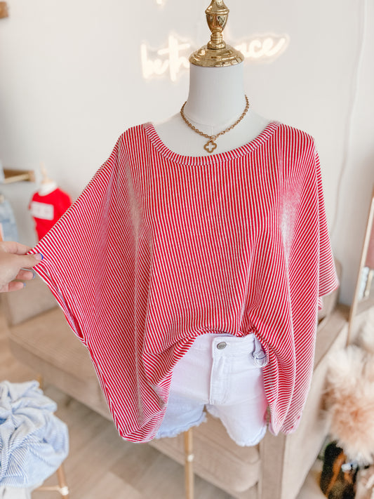Rocket's Red Glare Ribbed Top