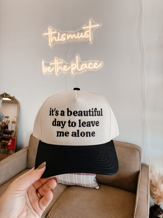 Leave Me Alone Hat