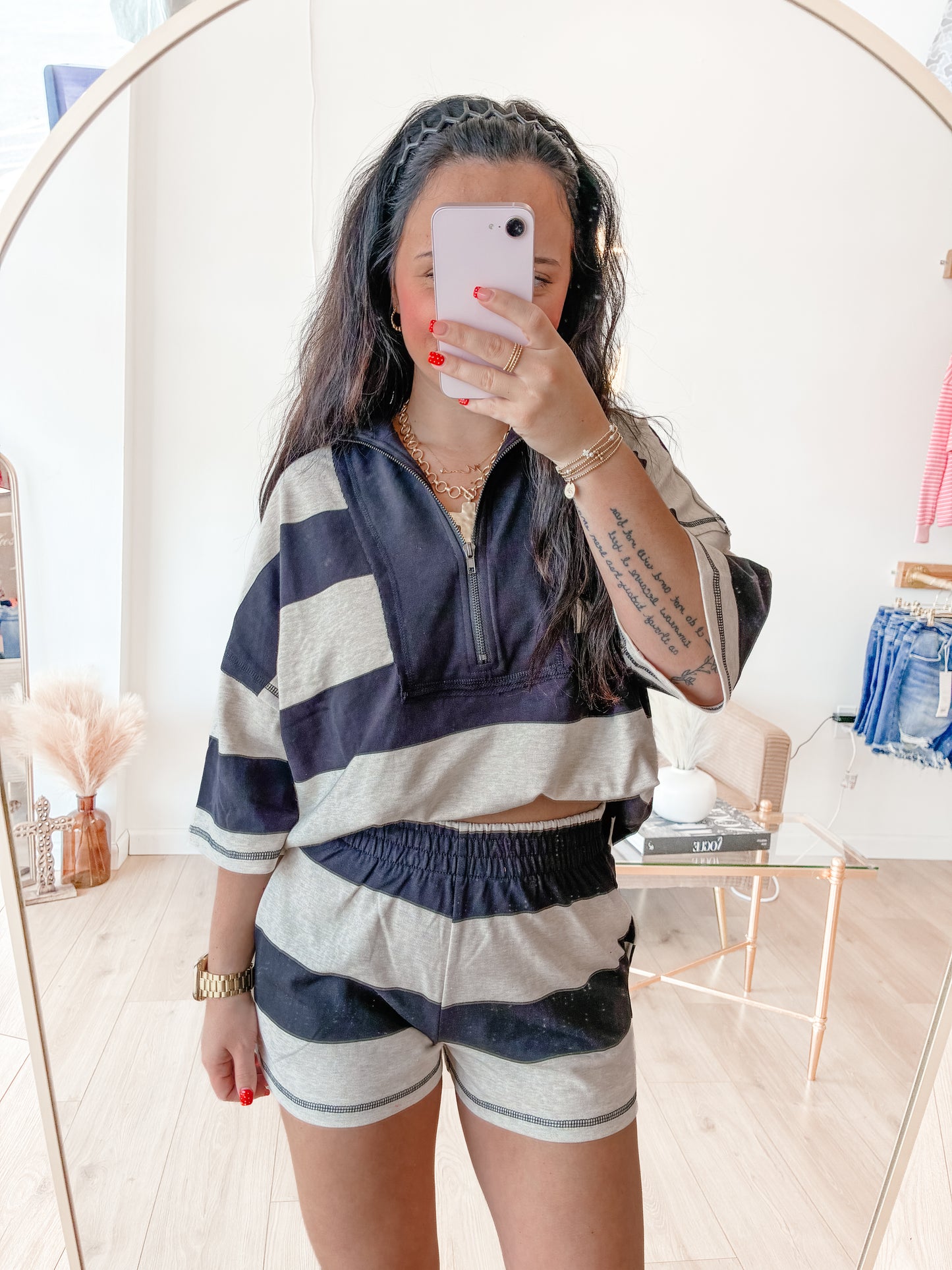 Go To French Terry Set - Black