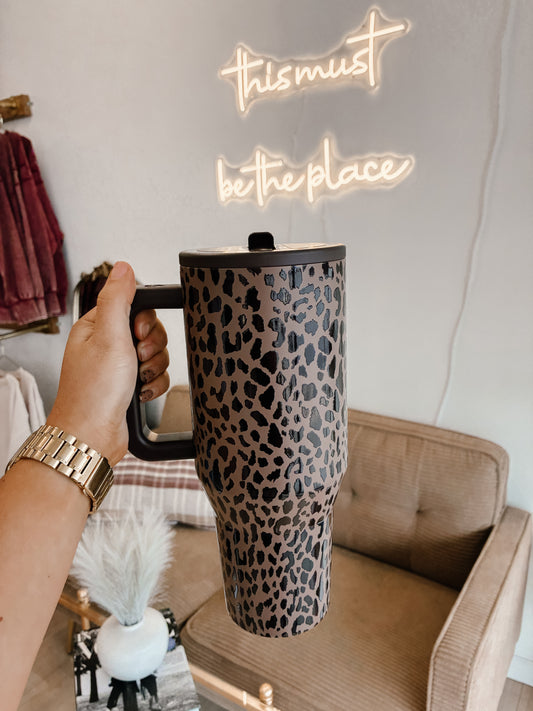 Leopard 40oz HydroJug