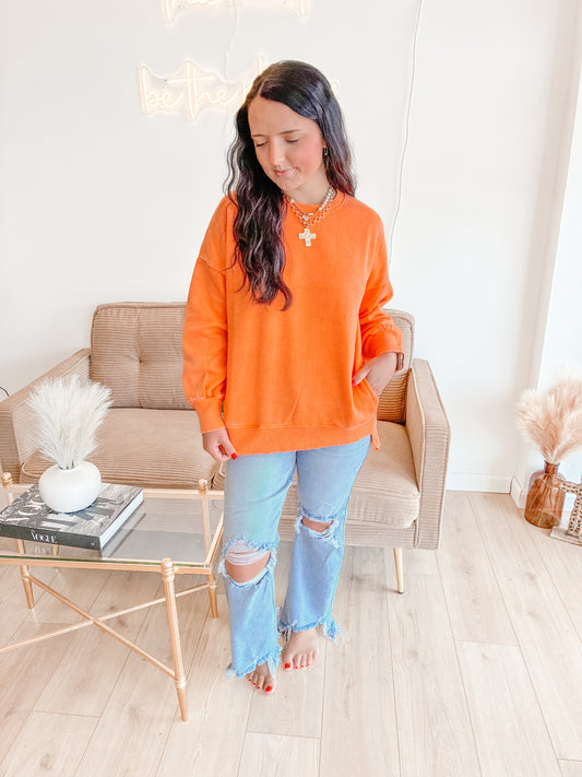 Southern Sunkissed Acid Pullover