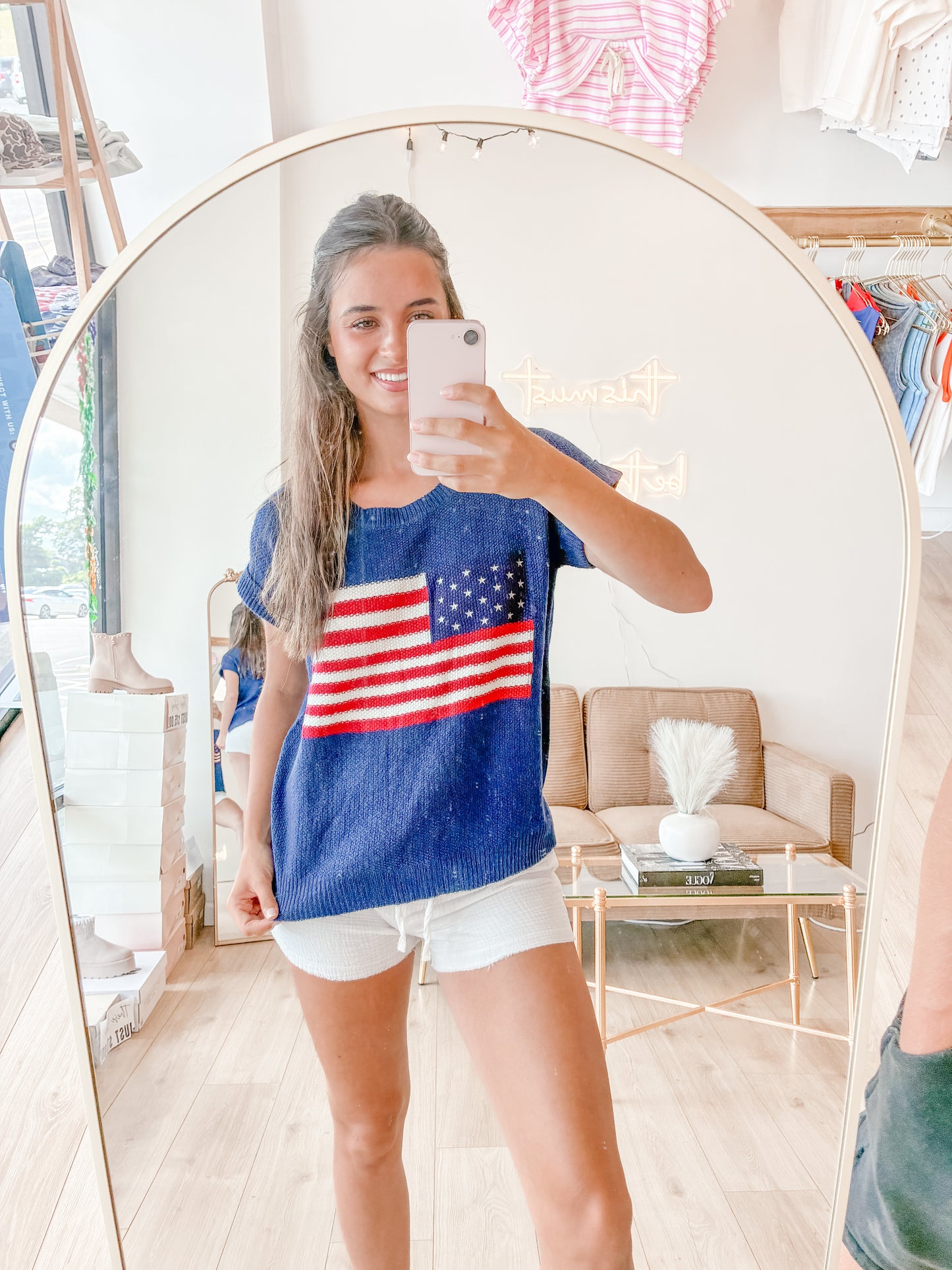 Ole' Glory Knitted Top