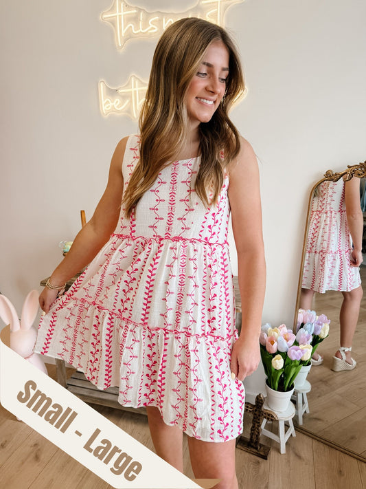 Emma Pink Mini Dress