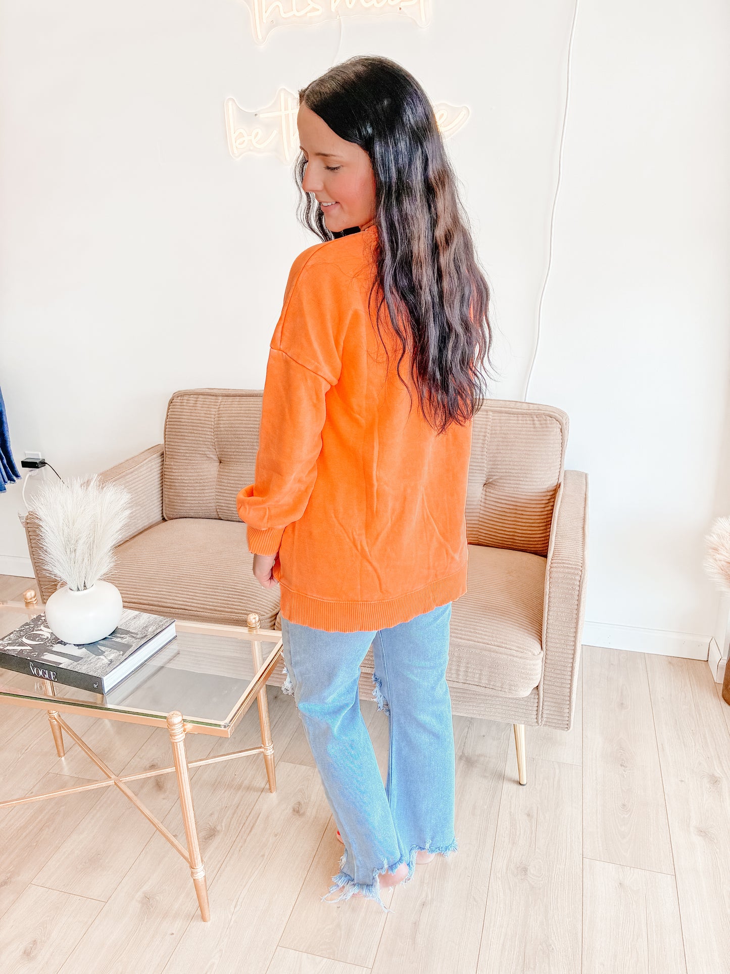 Southern Sunkissed Acid Pullover
