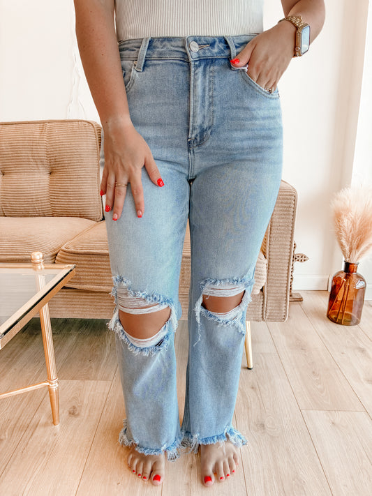 Stacy High Rise Crop Jeans - RISEN