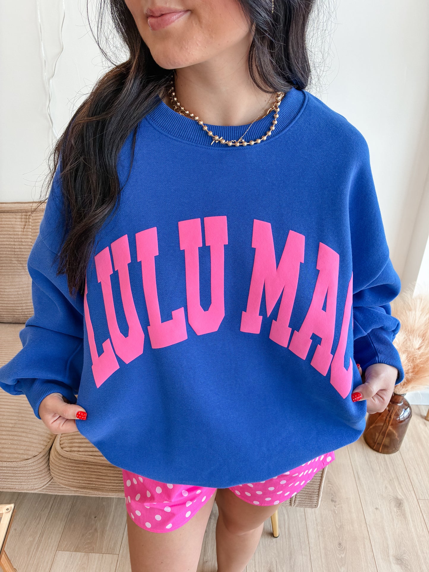 Pink Puff LULU MAC Sweatshirt