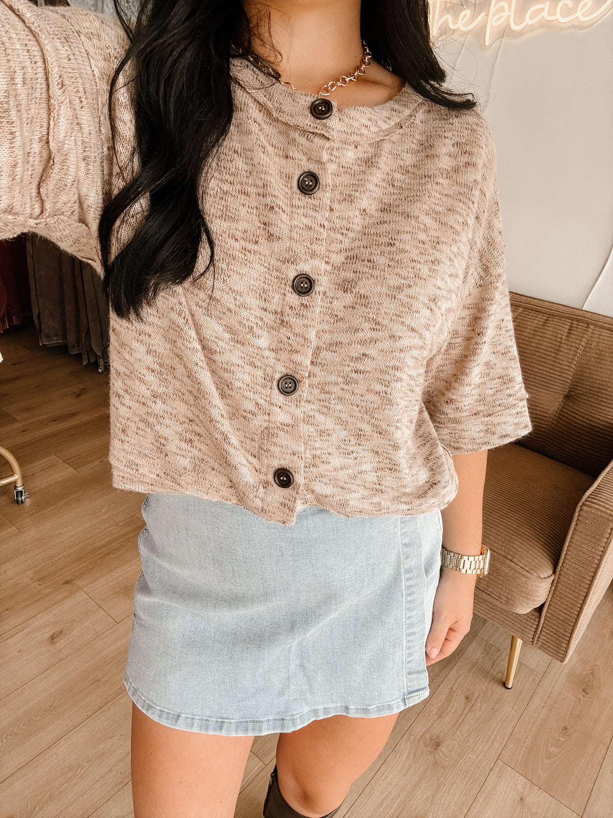Mocha Muse Cardigan