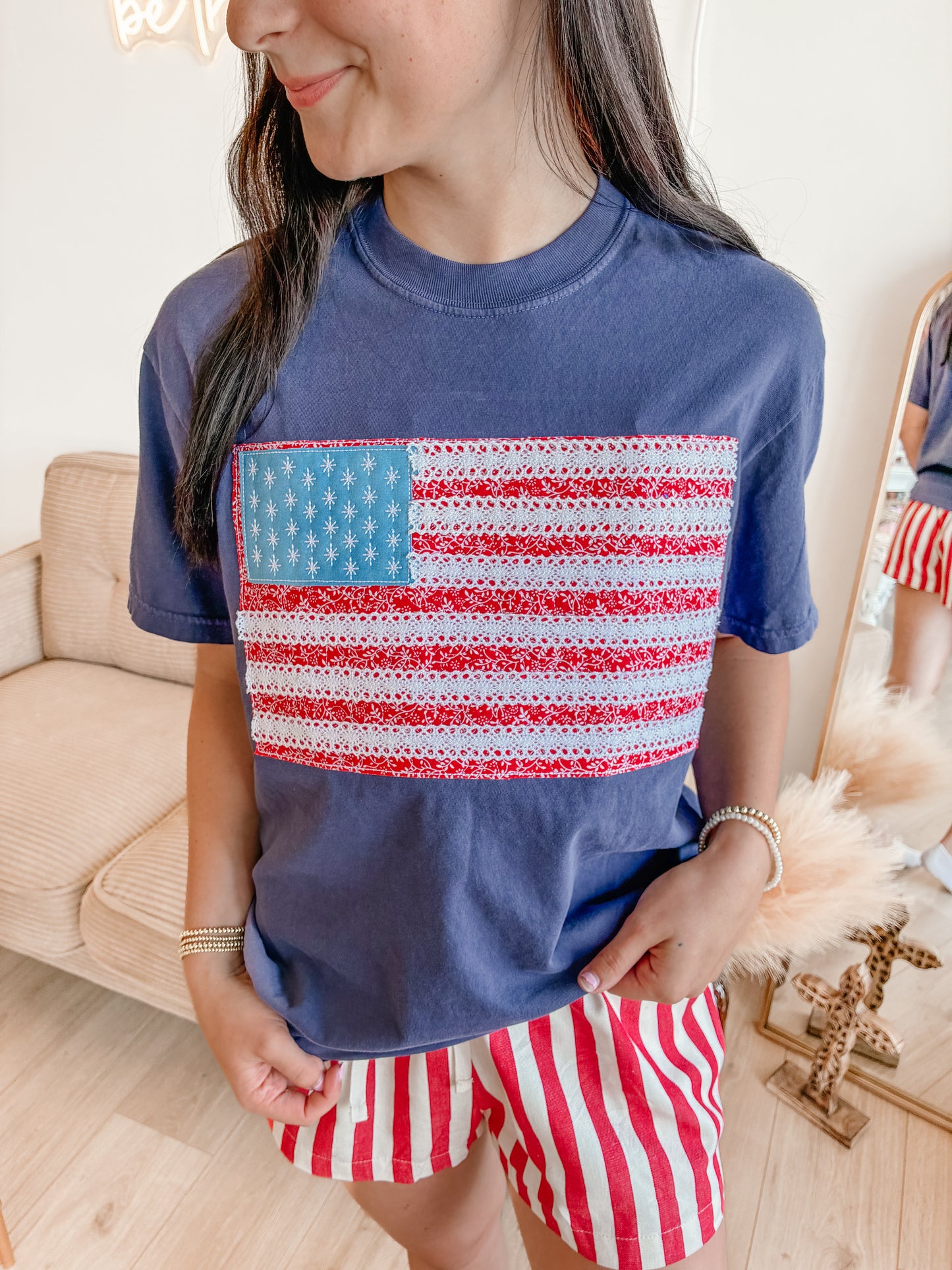 Crochet Flag CC Tee