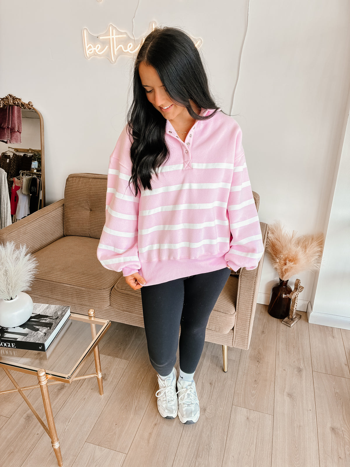 Addison Stripe Pullover