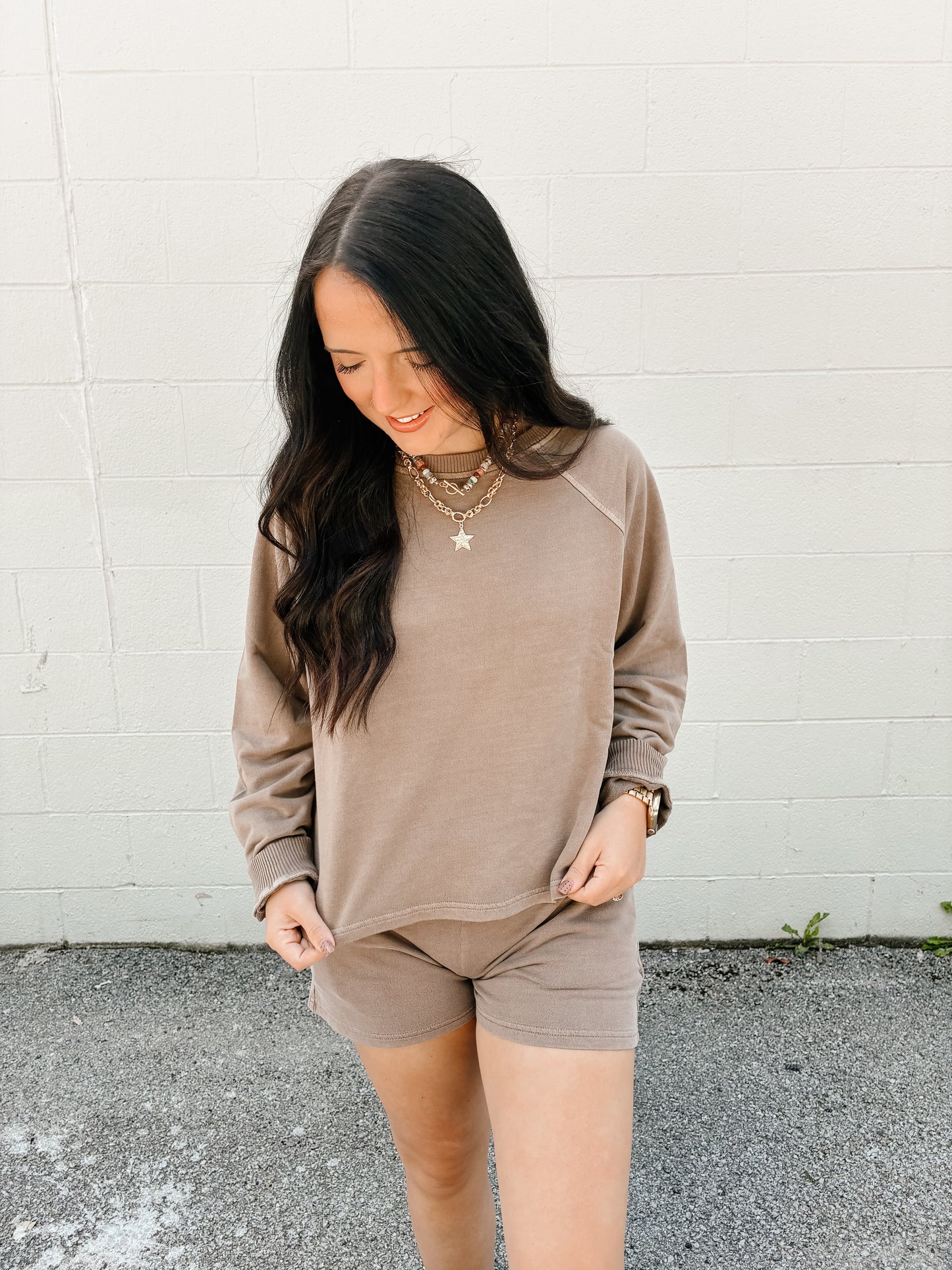 Pretty Pigment Short Set - Mocha