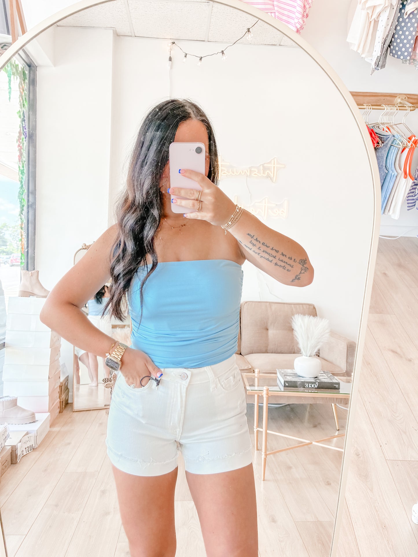 The Finale Strapless Top