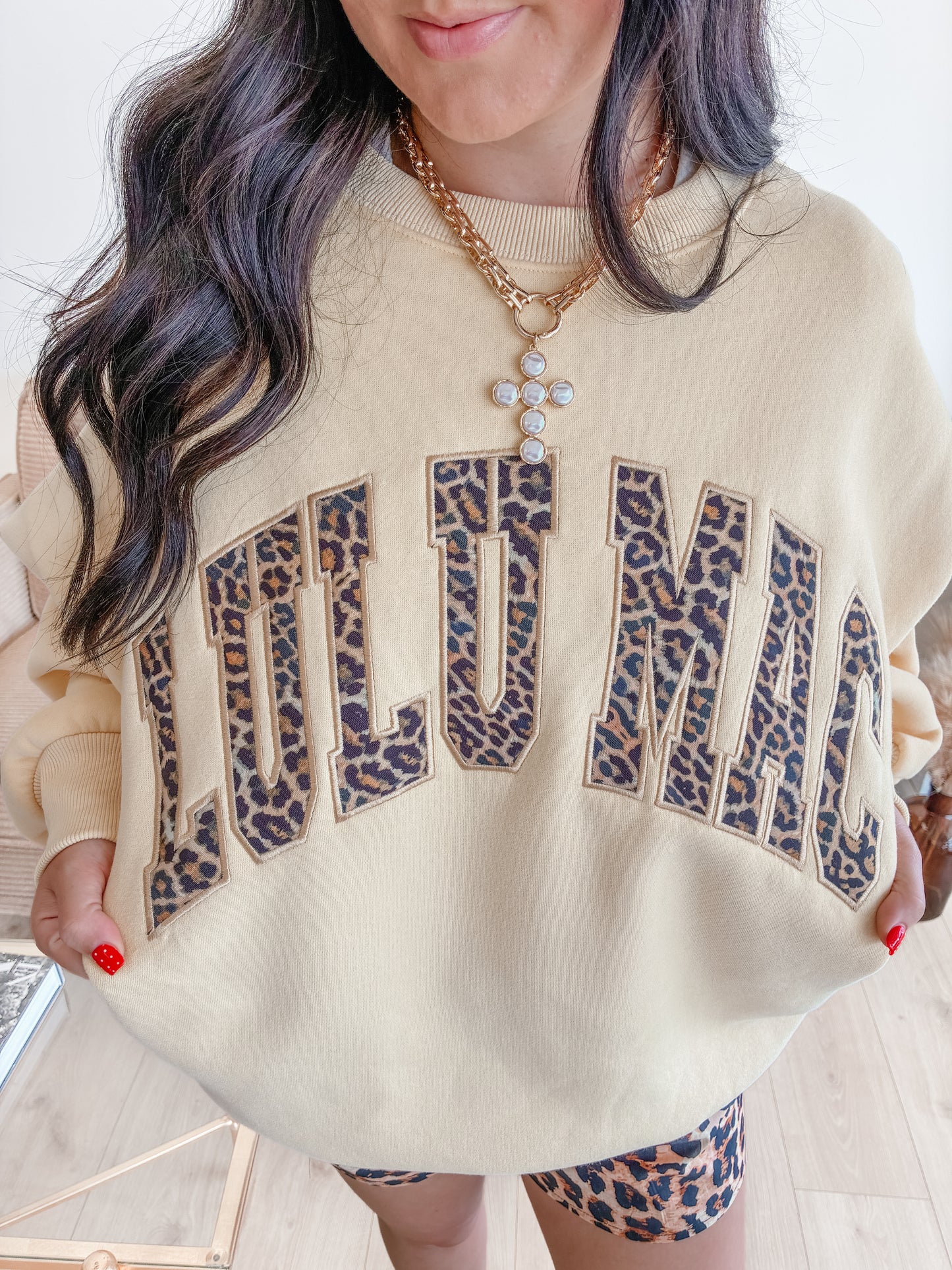 Leopard LULU MAC Sweatshirt