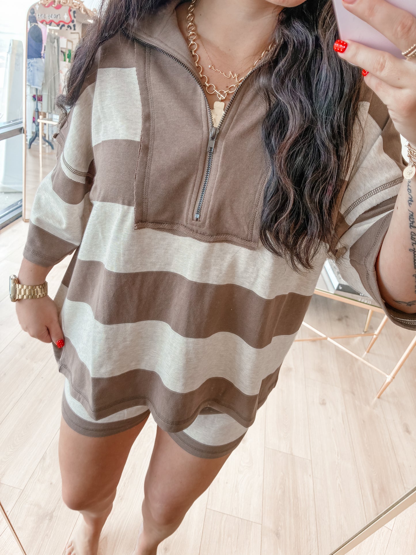 Go To French Terry Set - Mocha