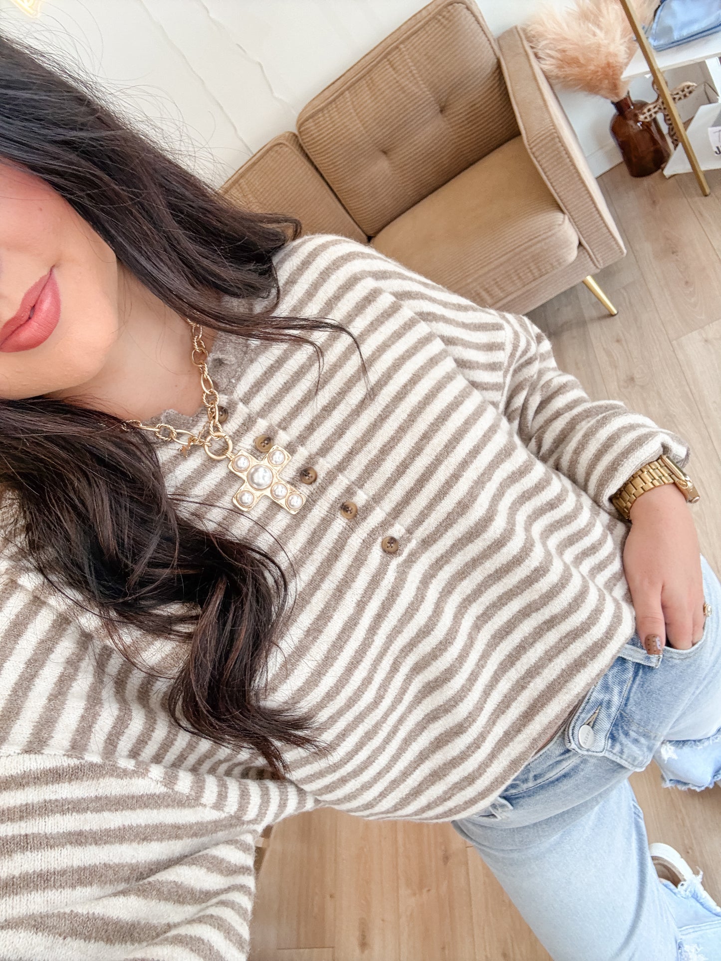 Sarah Long Sleeve Sweater Top