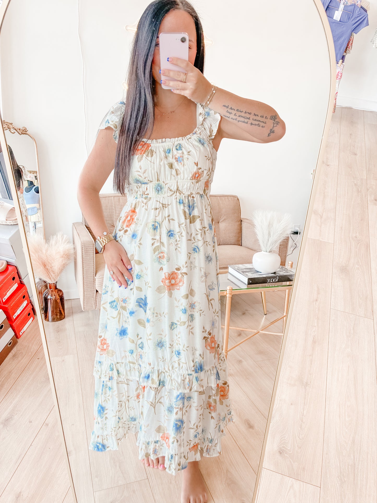 Church Date Midi Dress