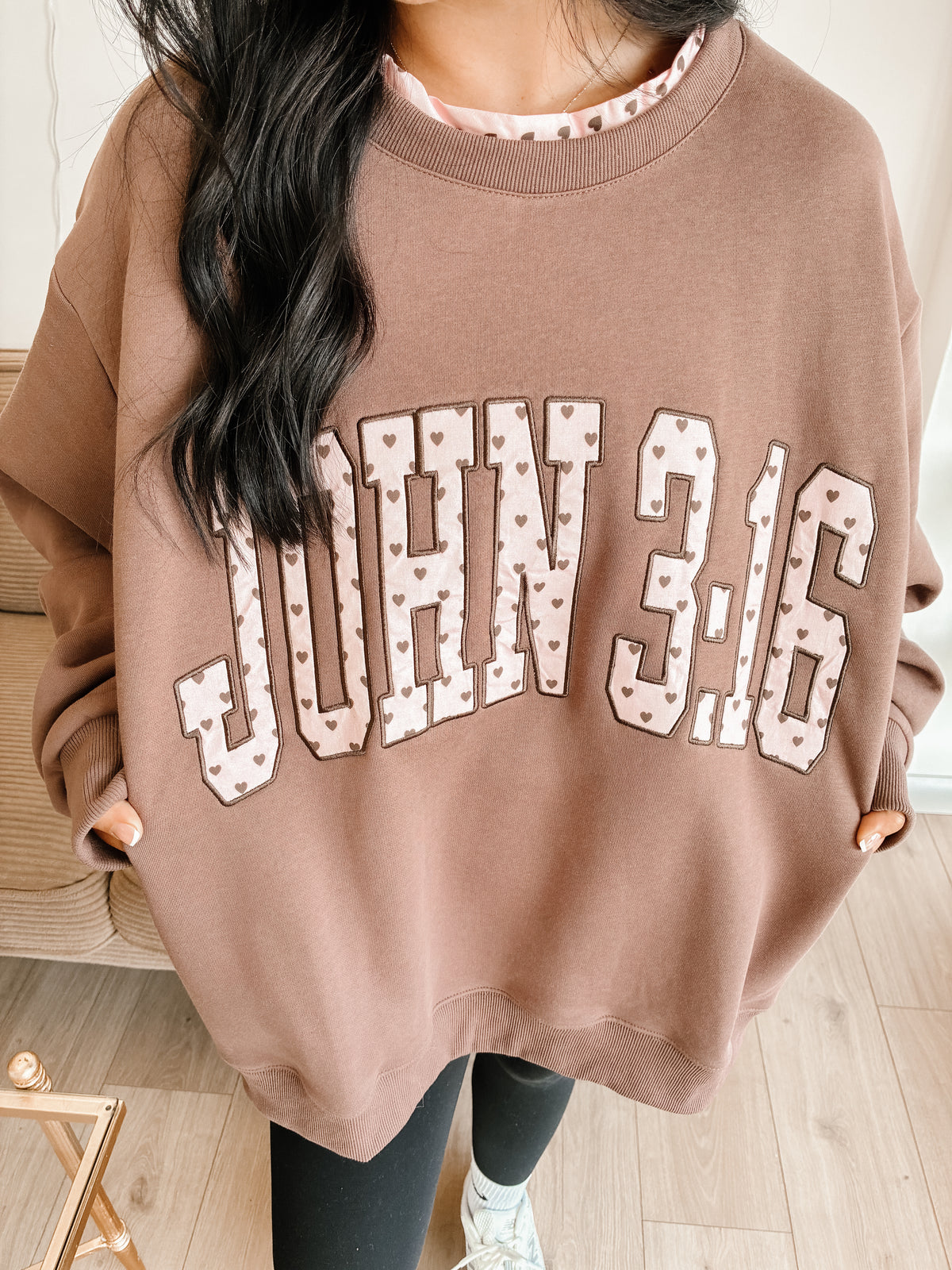JOHN 3:16 Layered Mockneck